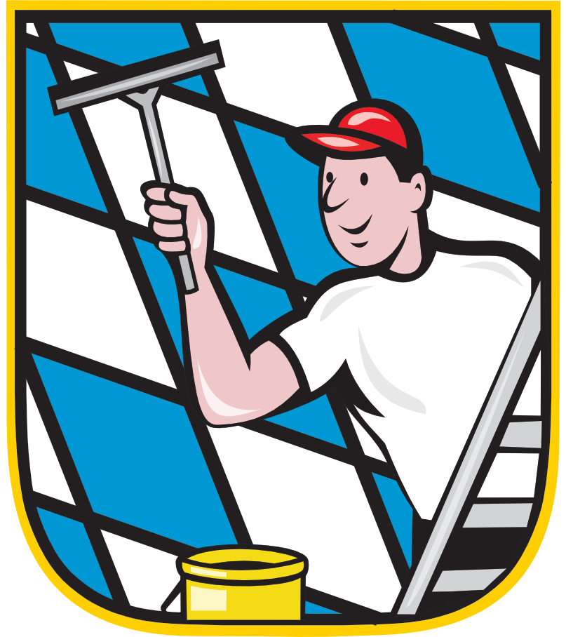 Fensterputzer, Fensterreinigung nach dem Mondzyklus. Energetische Fensterreinigung, Mondkalender und saubere Fenster